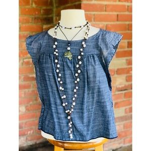 Cousin Earl indigo top (a district of Ivy Jane)